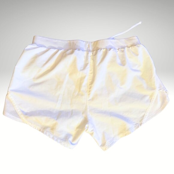 Under Armour White Running Shorts – Built-In Liner, Mesh Sides - Size XS - Picture 2 of 3